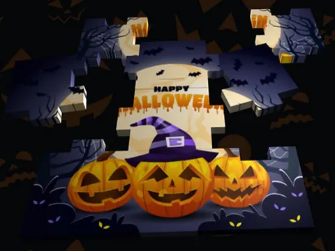 Play 3D Halloween Jigsaw - Free Online Puzzle