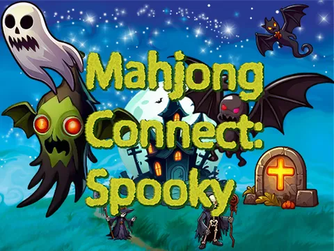 Play Mahjong Connect: Spooky - Free Online Puzzle