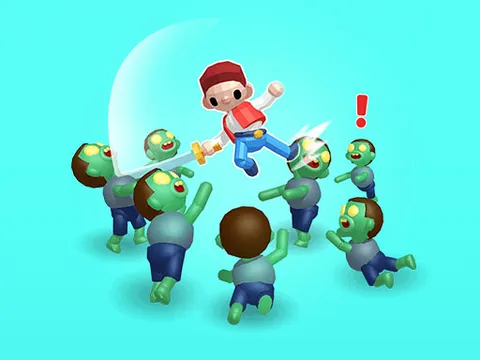 Play Zombie Killer Draw Puzzle - Free Online Boys